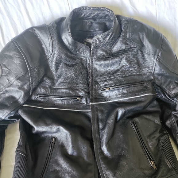 Heritage Leather Motorcycle Jacket - Picture 3 of 10